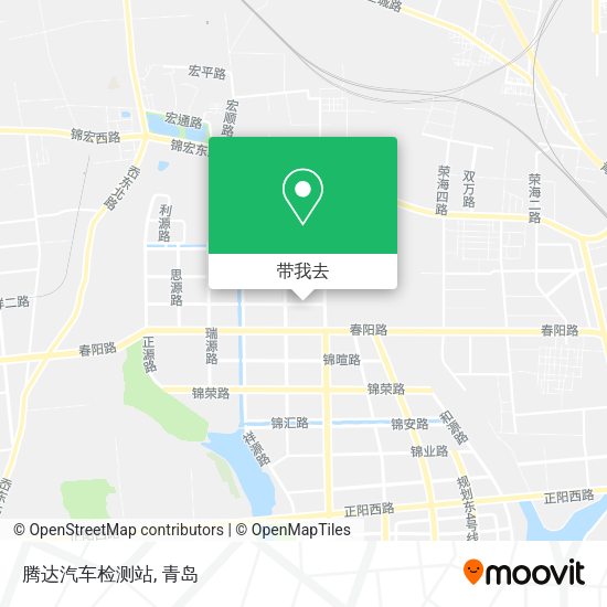 腾达汽车检测站地图