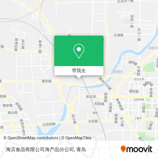 海滨食品有限公司海产品分公司地图