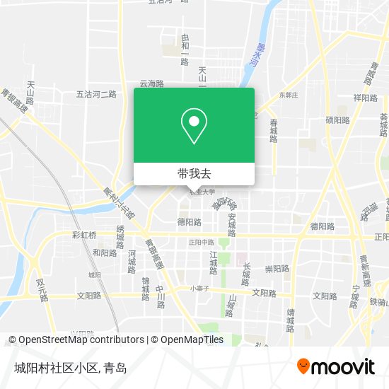 城阳村社区小区地图