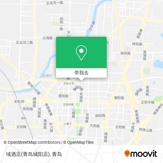 域酒店(青岛城阳店)地图