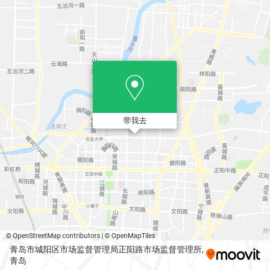 青岛市城阳区市场监督管理局正阳路市场监督管理所地图