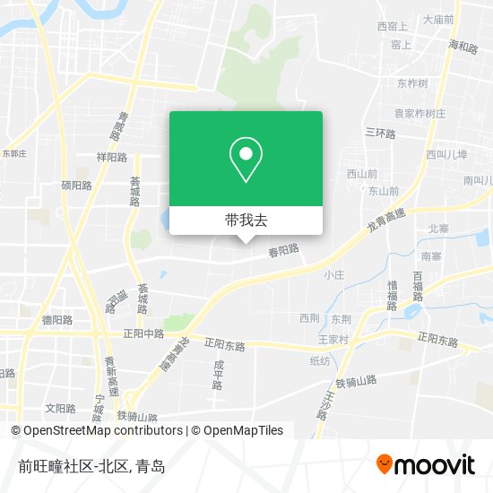 前旺疃社区-北区地图