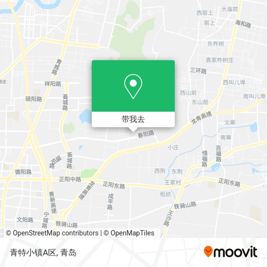 青特小镇A区地图
