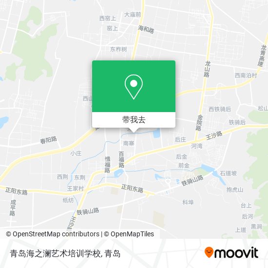 青岛海之澜艺术培训学校地图