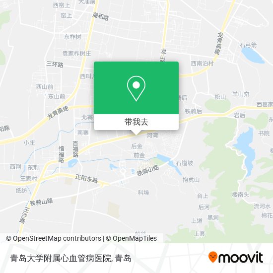 青岛大学附属心血管病医院地图
