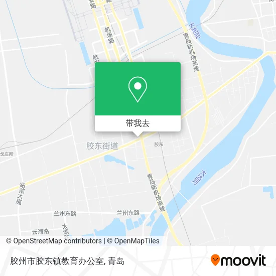 胶州市胶东镇教育办公室地图