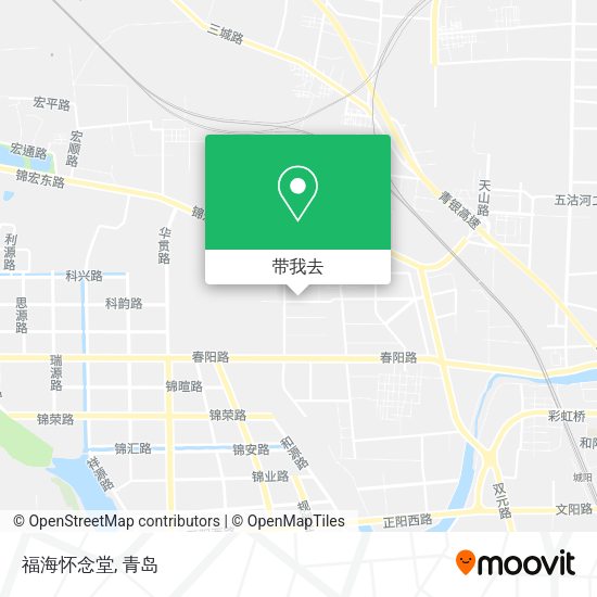 福海怀念堂地图