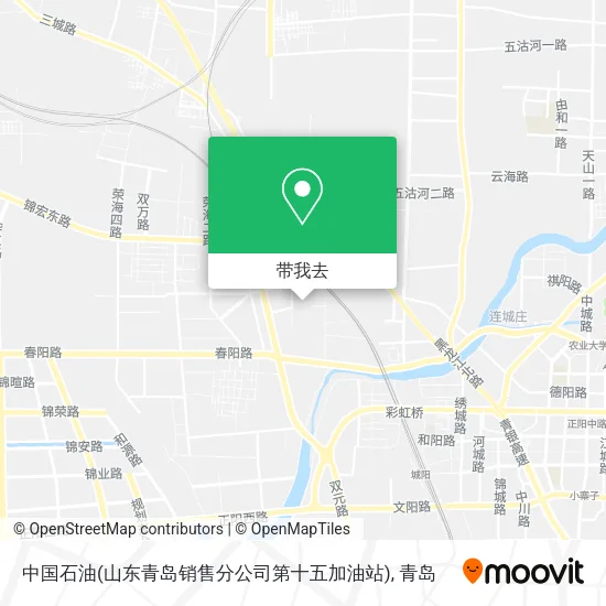 中国石油(山东青岛销售分公司第十五加油站)地图