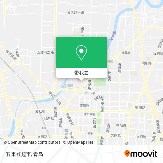 客来登超市地图