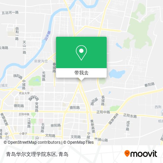 青岛华尔文理学院东区地图