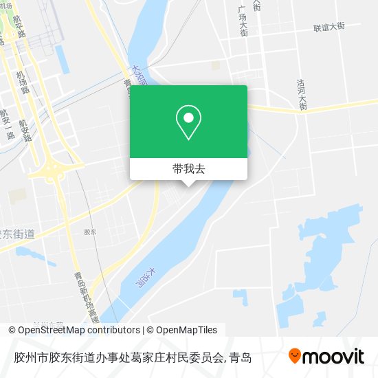 胶州市胶东街道办事处葛家庄村民委员会地图