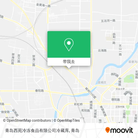 青岛西苑冷冻食品有限公司冷藏库地图