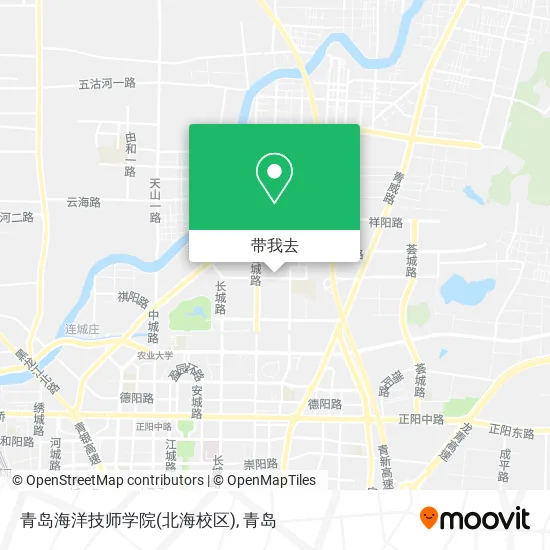 青岛海洋技师学院(北海校区)地图