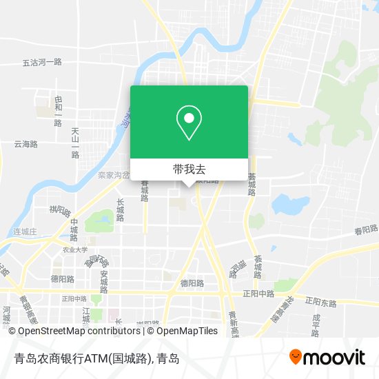青岛农商银行ATM(国城路)地图