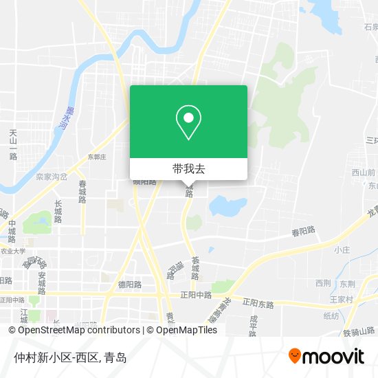 仲村新小区-西区地图