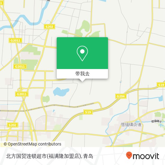 北方国贸连锁超市(福满隆加盟店)地图