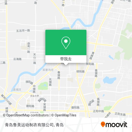 青岛鲁美运动制衣有限公司地图