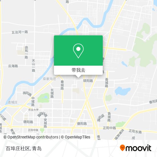 百埠庄社区地图
