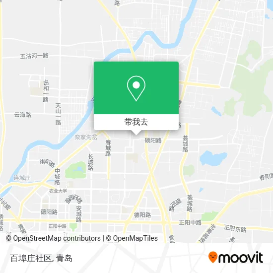 百埠庄社区地图