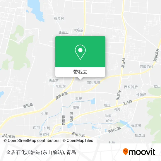 金盾石化加油站(东山前站)地图