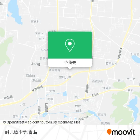 叫儿埠小学地图