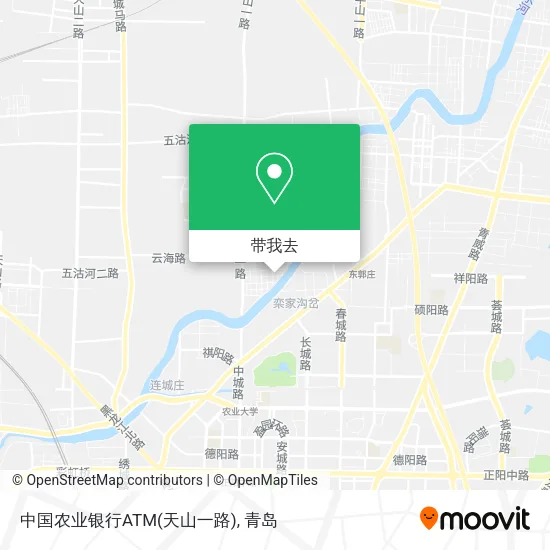 中国农业银行ATM(天山一路)地图