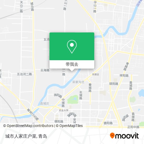城市人家庄户菜地图