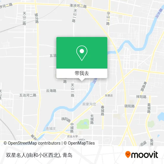 双星名人(由和小区西北)地图