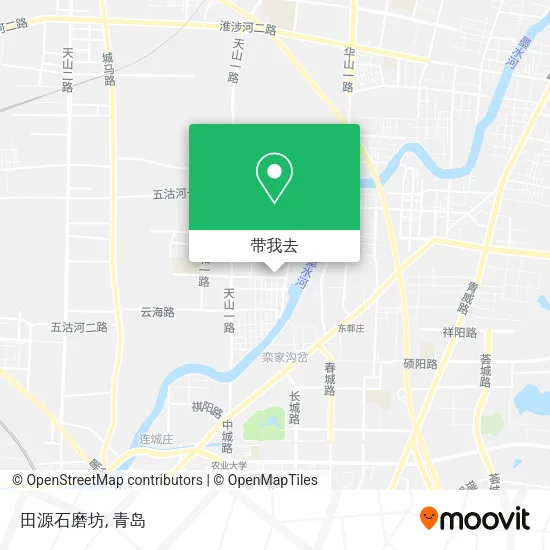 田源石磨坊地图