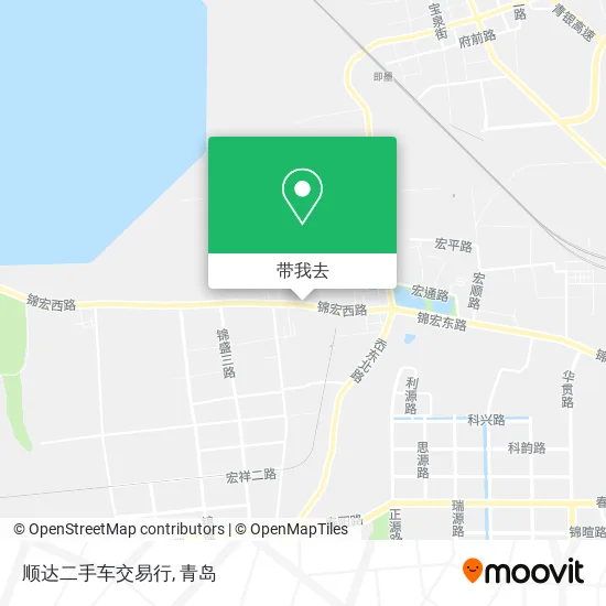 顺达二手车交易行地图