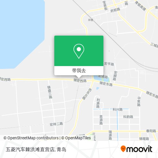 五菱汽车棘洪滩直营店地图