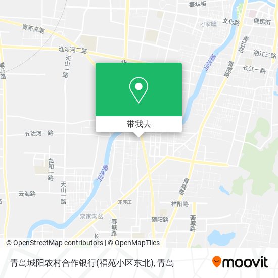 青岛城阳农村合作银行(福苑小区东北)地图
