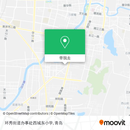 环秀街道办事处西城东小学地图