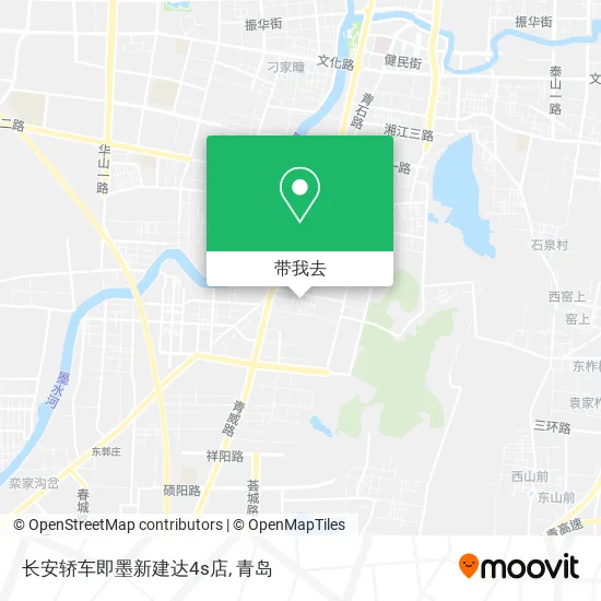 长安轿车即墨新建达4s店地图