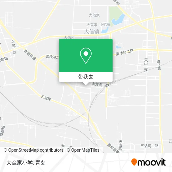 大金家小学地图