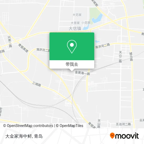 大金家海中鲜地图
