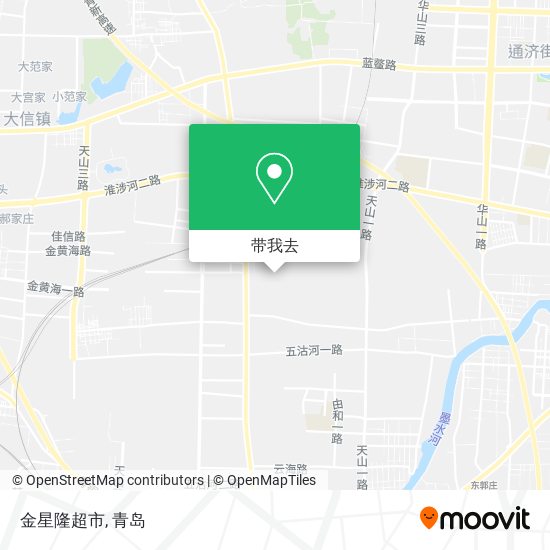 金星隆超市地图