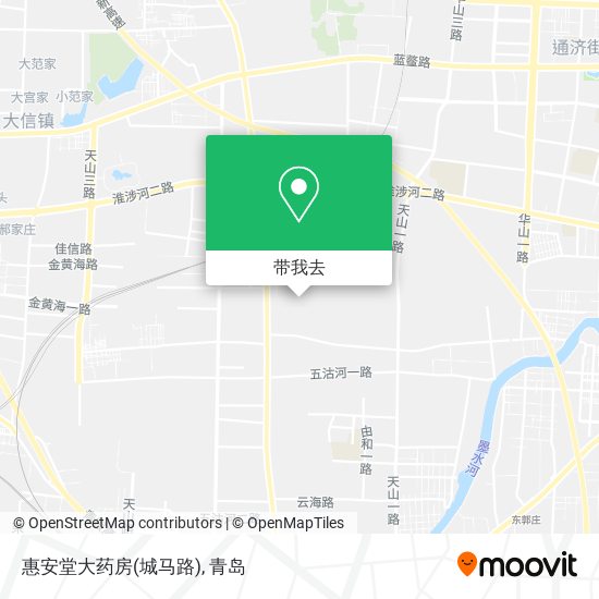 惠安堂大药房(城马路)地图