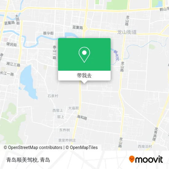 青岛顺美驾校地图