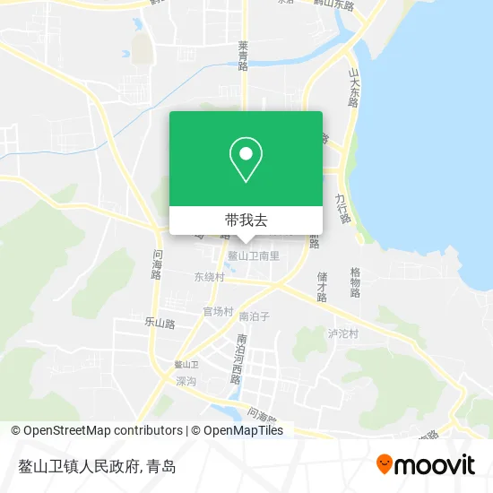 鳌山卫镇人民政府地图