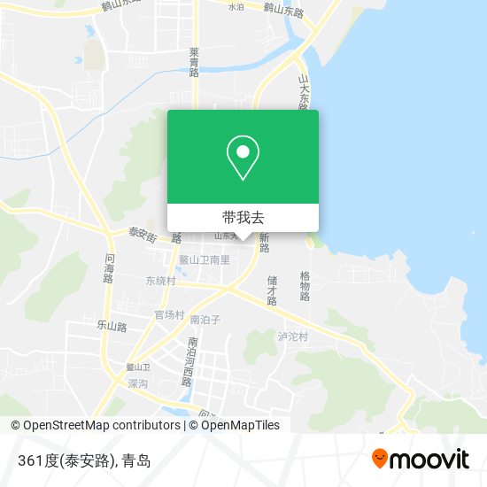 361度(泰安路)地图