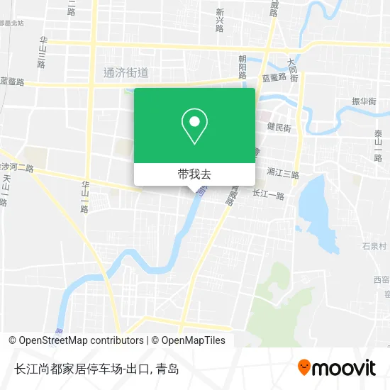 长江尚都家居停车场-出口地图