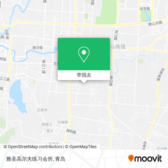 雅圣高尔夫练习会所地图