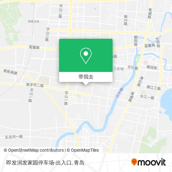 即发润发家园停车场-出入口地图