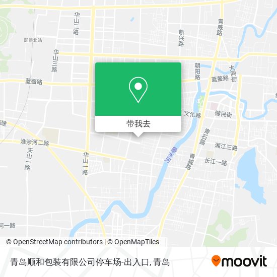 青岛顺和包装有限公司停车场-出入口地图
