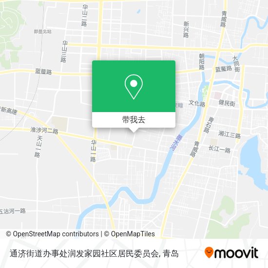 通济街道办事处润发家园社区居民委员会地图