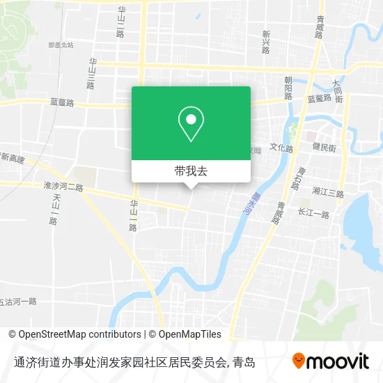 通济街道办事处润发家园社区居民委员会地图