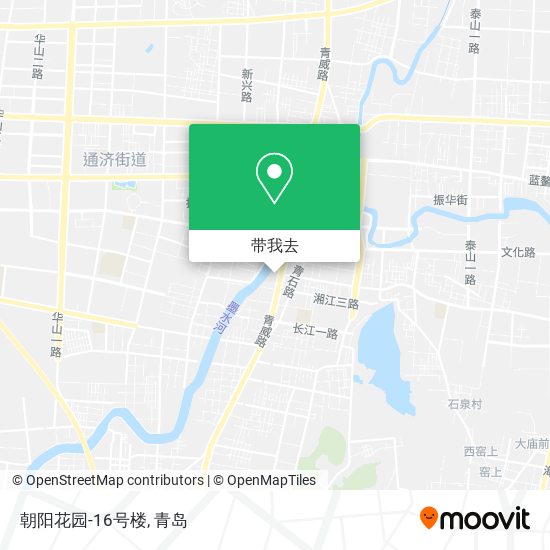 朝阳花园-16号楼地图