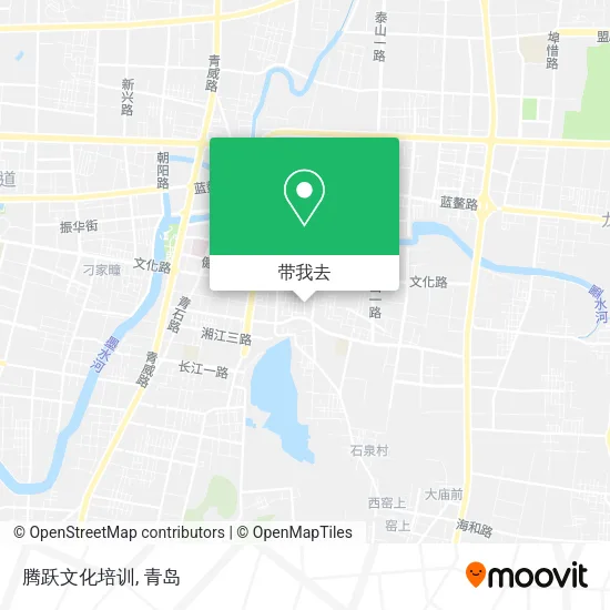 腾跃文化培训地图