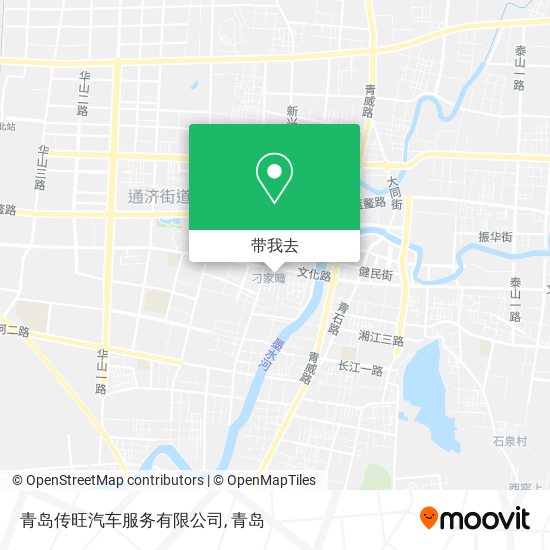 青岛传旺汽车服务有限公司地图